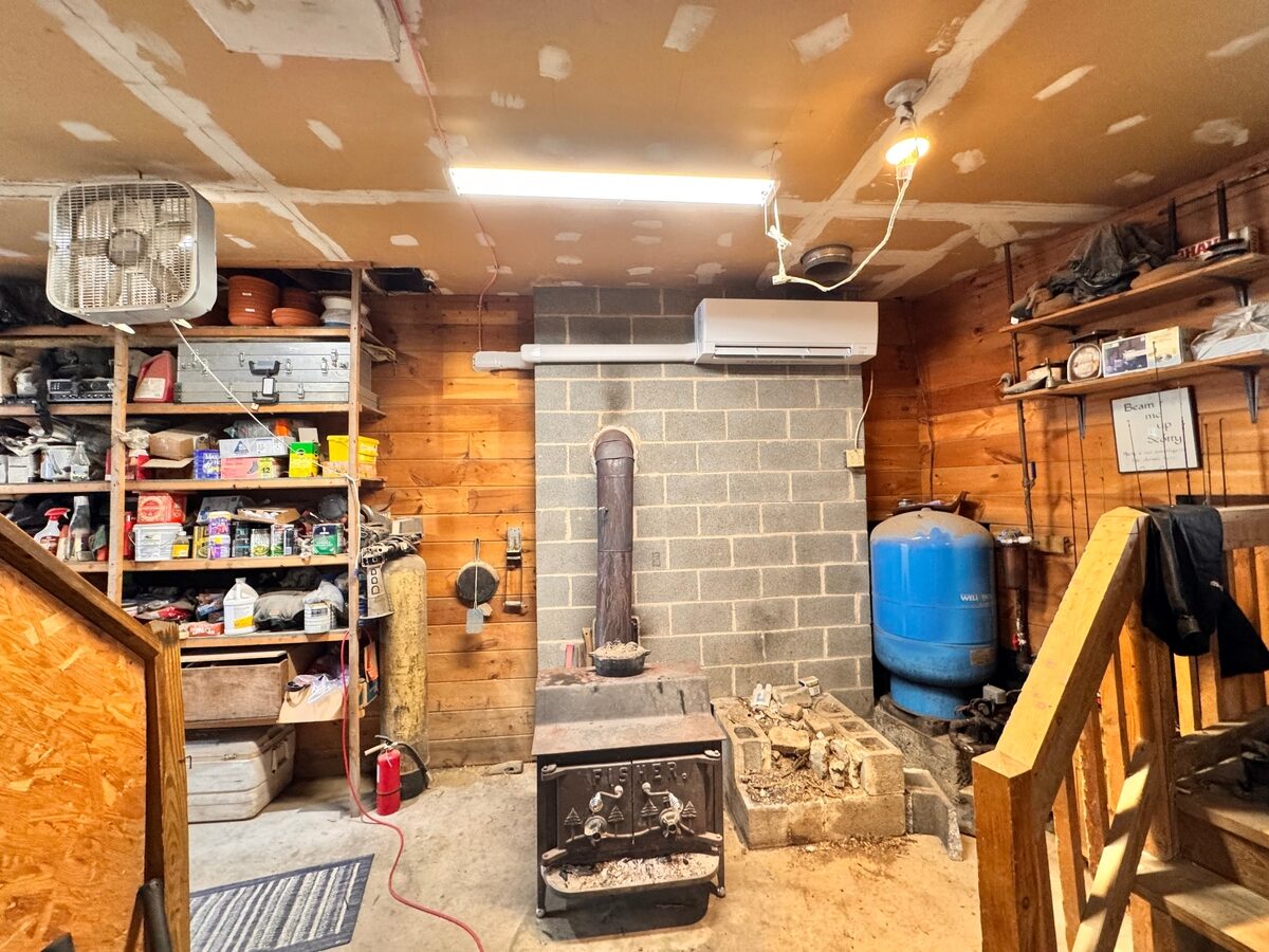 A brown room